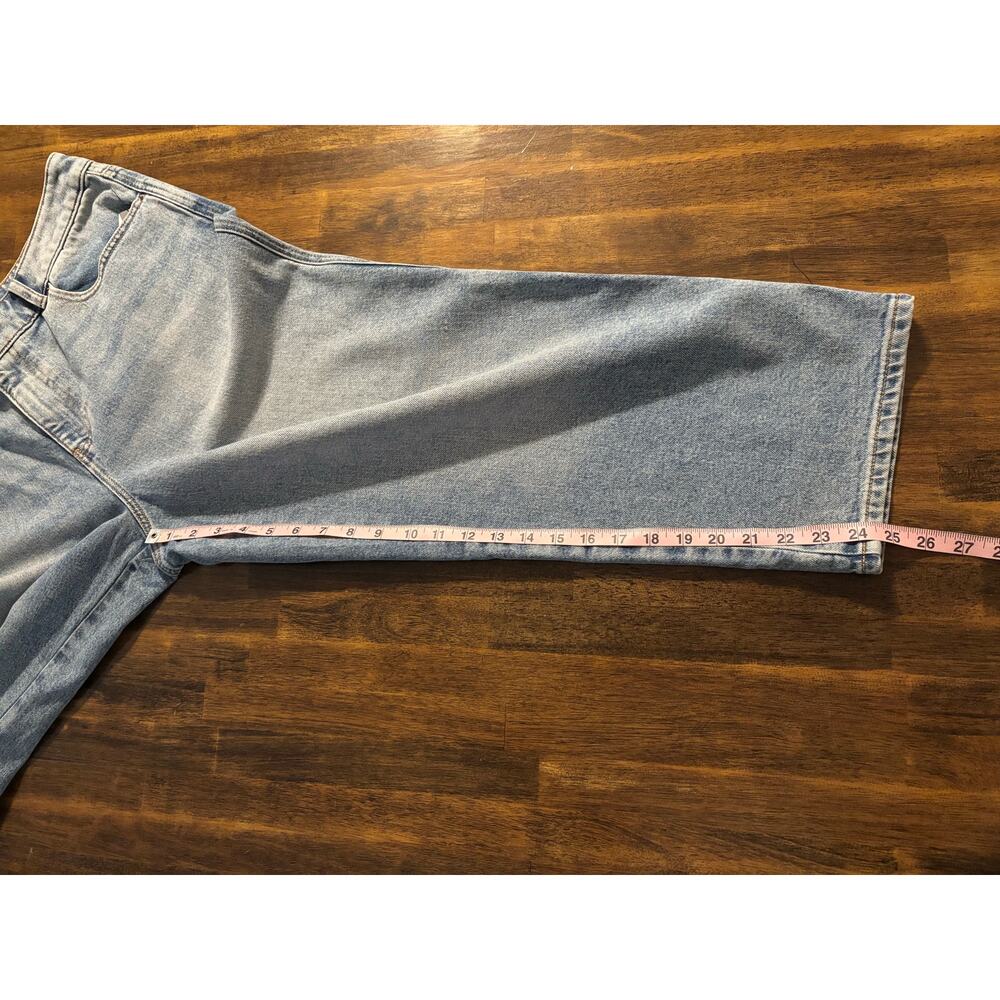 Talbots Women's 14 Petite 36 x 25 Jeans Ankle Straight High Rise Blue Denim - Picture 9 of 11